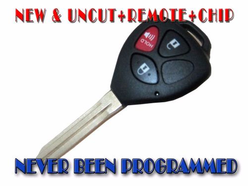 New uncut key entry 3 button remote mozb41tg with chip g for 11-13 scion tc ksg