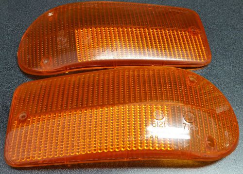 Jaguar xj6 front turn signal lenses amber l823 r/h l/h