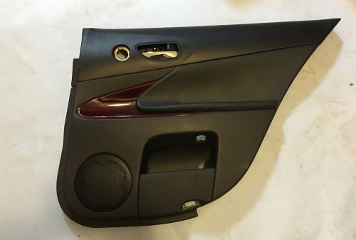 08 09 10 lexus gs350 right rear door trim panel black code:lb20 b+ grade