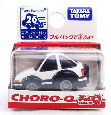 Ae86 toyota trueno sprinter takara choro q 2007 no.26 new choroq tomy initial d