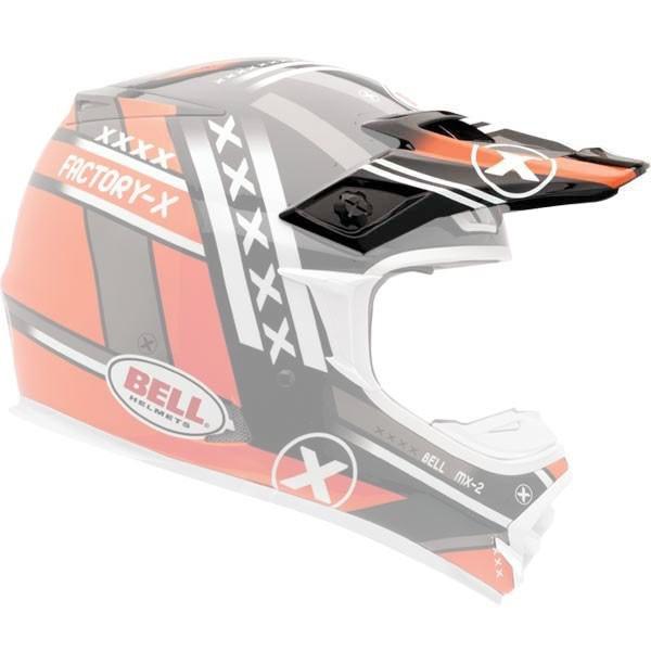 Bell mx-2 replacement visor factory orange