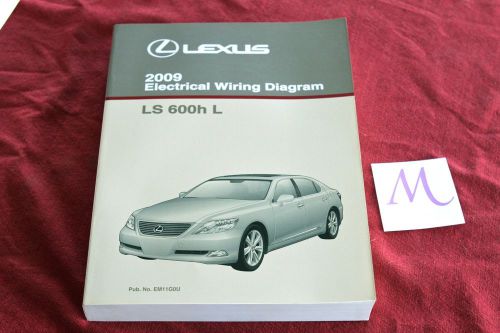 2009 lexus electrical wiring diagram ls 600hl oem