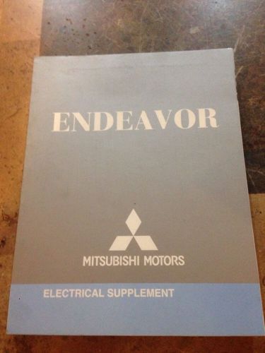 2008 mitsubishi endeavor factory electrical supplement service shop manual oem