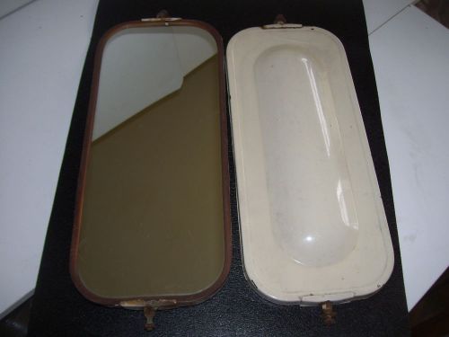 Vintage west coast style truck mirror heads   - t146