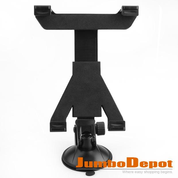 360° rotating retractable car front holder mount stand for tablet pc ipad gps