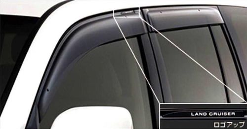 Toyota land cruiser 200 door window visors genuine oem 2007-2016 fits lexus lx