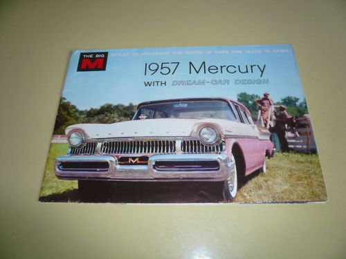 1957 mercury sales brochure &#034;the big m&#034; - vintage