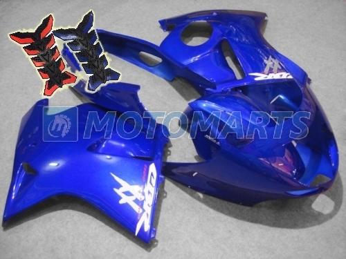 Free tank pad! aftermarket fairing kit for honda cbr1100xx blackbird 1996-05 ab