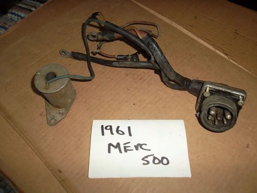 1961 mercury 500 outboard internal wiring plug and choke solinoid- look