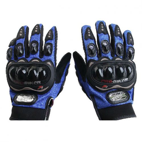 Motorbike gloves fiber bike racing biker motocross summer motorcycle blue xxl