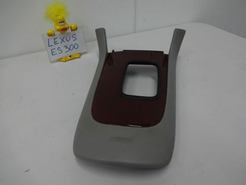 02 03 04 05 06 lexus es300 grey woodgrain shifter bezel trim