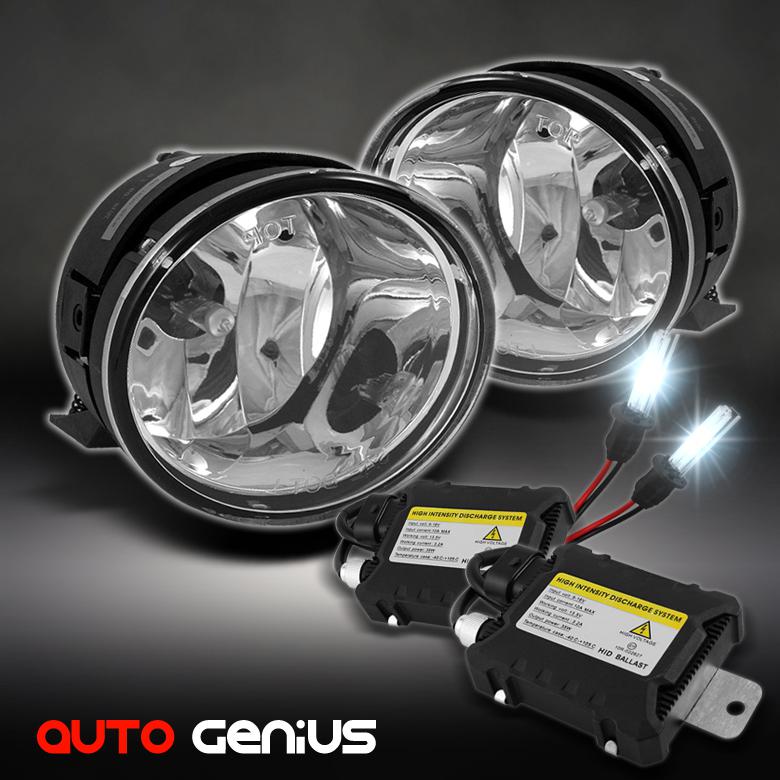 Slim ballast xenon hid upgrade kit + 04-12 titan 04-07 armada driving fog lights