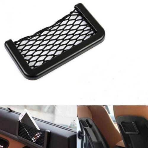 1p car auto back rear trunk seat elastic string net mesh storage bag pocket cage