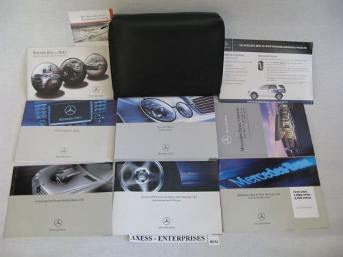 06 2006 mercedes e e320 e350 e500 e55 amg owner manuals navigation book set b154