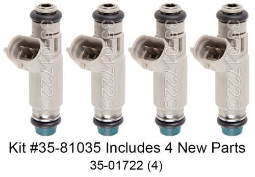 Brand new top quality complete fuel injector set fits hyundai elantra