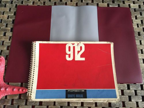 1965 porsche 912 owners manual drivers manual ((buy oem rare))) original book