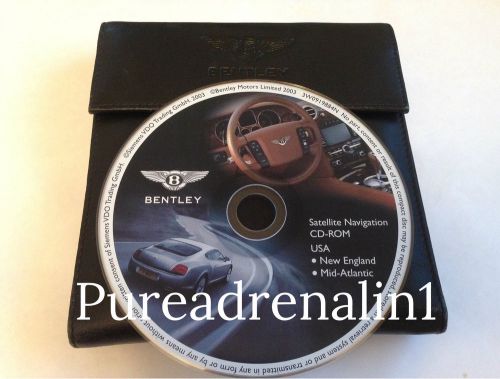 04 05 bentley continental gt navigation cd new england mid atlantic ct ma md ri