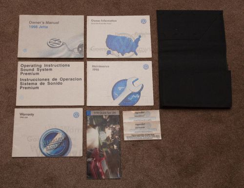 Vw mk3 jetta glovebox owner manuals &amp; case