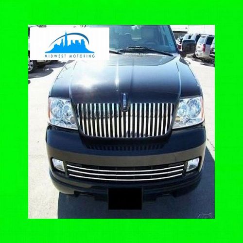 2005-2006 lincoln navigator chrome trim for lower grill grille w/5yr warranty