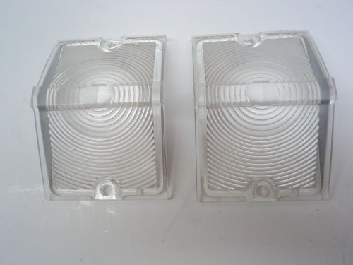 Pair 1961 ford falcon turn signal/parking light lenses lens nos?