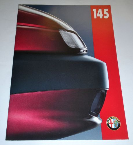 Alfa romeo 145 promotional catalog
