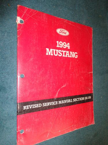 1994 ford mustang anti-lock brakes shop manual / original fomoco service book