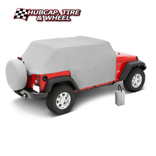 Bestop all-weather trail cover charcoal gray wrangler unlimited 07-15 81041-09