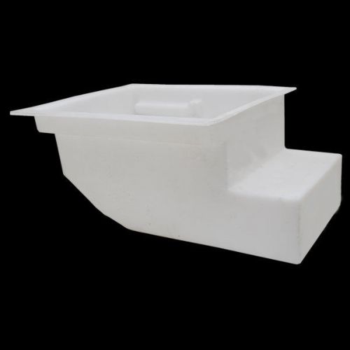 Lund white poly boat livewell / baitwell tank / storage box / container