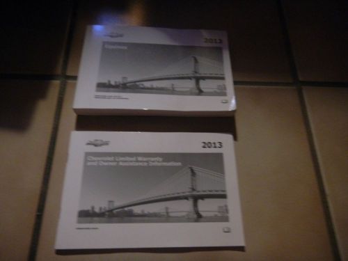 2013 chevy equinox owners manual set + free shipping