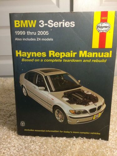 Bmw 3 series haynes repair manual