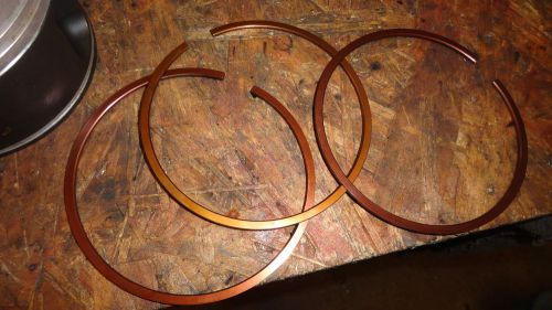 New oem piston oil scraper (fourth) rings for pzl ai-14 (1 set of 9 pieces)