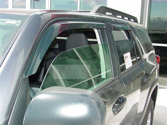 Toyota 4runner 2010 - 2013 tape-on deflectors vent visor shade rain guard