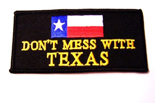 #0500 motorcycle vest patch don&#039;t mess with texas