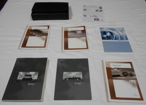 2006 lincoln  zephyr owner manual 8/pc.set &amp; black lincoln premium leather case