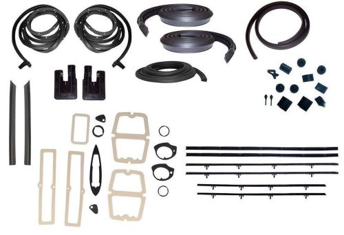 1962-1964 nova chevy ii 2 door hard top weatherstrip seal kit