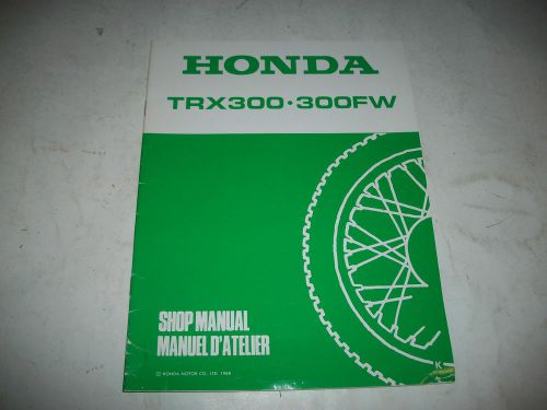 Honda trx300-300fw (k)shop manual wiring diagrams specs more clean cmystor4more