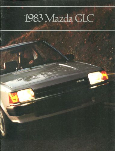 1983 mazda glc brochure / catalog: custom, l, hb, sport, sedan, &#039;83