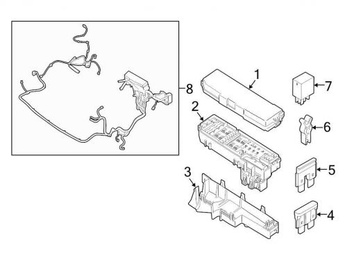 Ford oem engine wiring harness ct1z14290a image 8