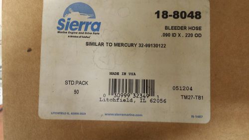 Outboard bleeder hose omc mercury 99130122 0.090 &#034; id x 0.220&#034; od