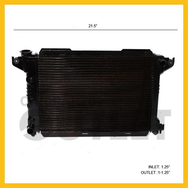 87 88 89 90 dodge shadow / ply sundance 2.2 2.5 l4 radiator at 1 row new auto