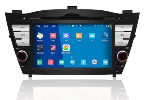 2din 7&#034; pure android 4.4 s160 car dvd player gps mirrorlink aux for hyundai ix35