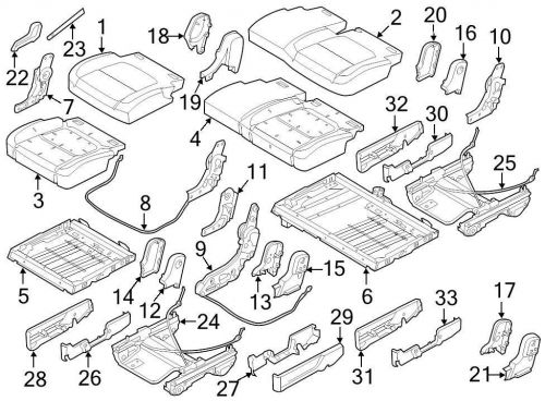 Ford oem seat track cover 8a8z7463388ba image 28