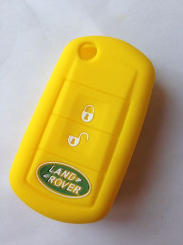 Yellow protective keyless fob remote fob skin case jacket cover protector gift