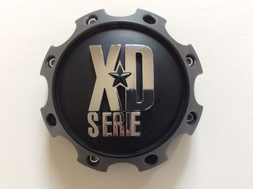 Kmc xd series custom wheel center cap flat black finish 1079l170  lg0810-28