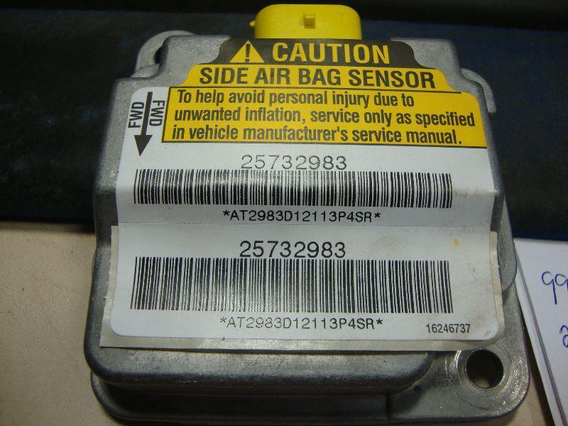 98 99 deville chassis ecm air bag rh lh dr id 25732983