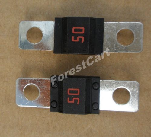 2x ezgo golf cart powerwise 50 amp 36 volt charger fuse, txt medalist 28106g01