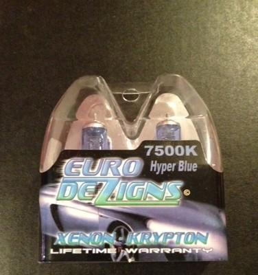 Hyper blue 9006 hb4 xenon hid low beam headlights bulbs 7500k