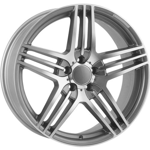 19 inch gunmetal  mercedes replica wheels rims (521)
