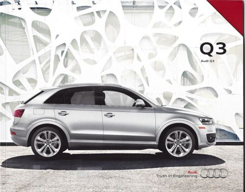 2015 audi q3  premium plus and prestige models 68 page brochure