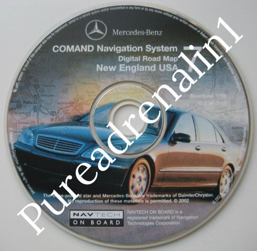 01 2002 03 mercedes s430 s500 s55 s600 amg navigation map cd 7 ct ma nh ri ny nj